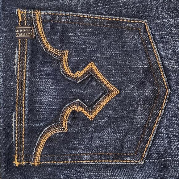 Buffalo David Bitton Felow Mid Rise Stretch Flare Jeans Size 26 - Picture 8 of 12